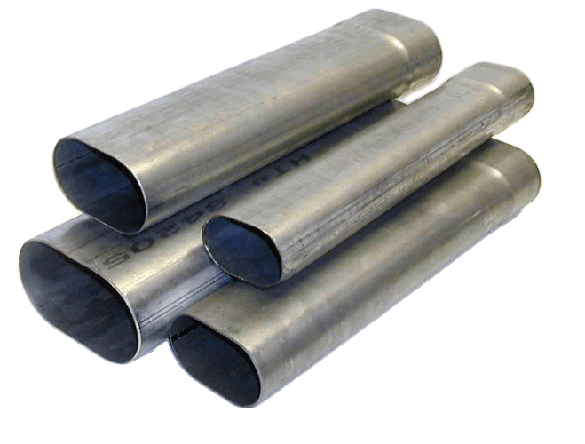 Straight Length Oval and Round Exhaust Tubing
