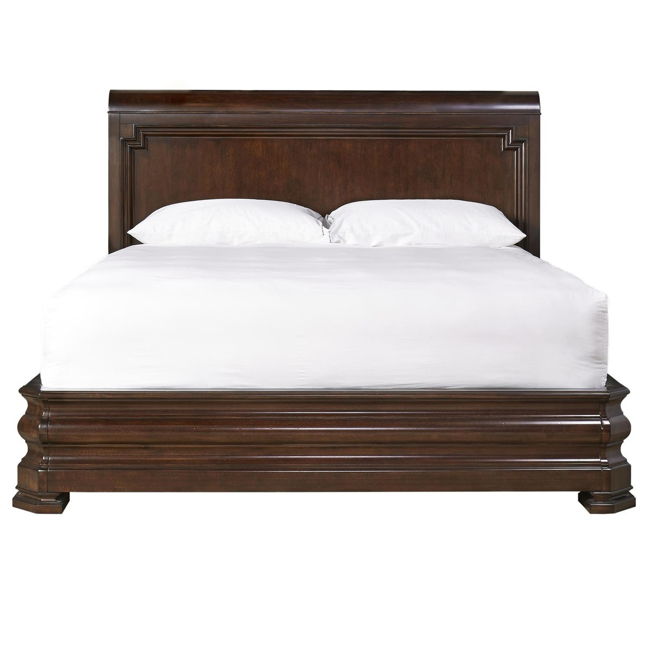 Proximity Cherry Wood King Size Sleigh Bed Zin Home