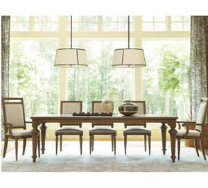 dining french piece modern round maison fluted leg
