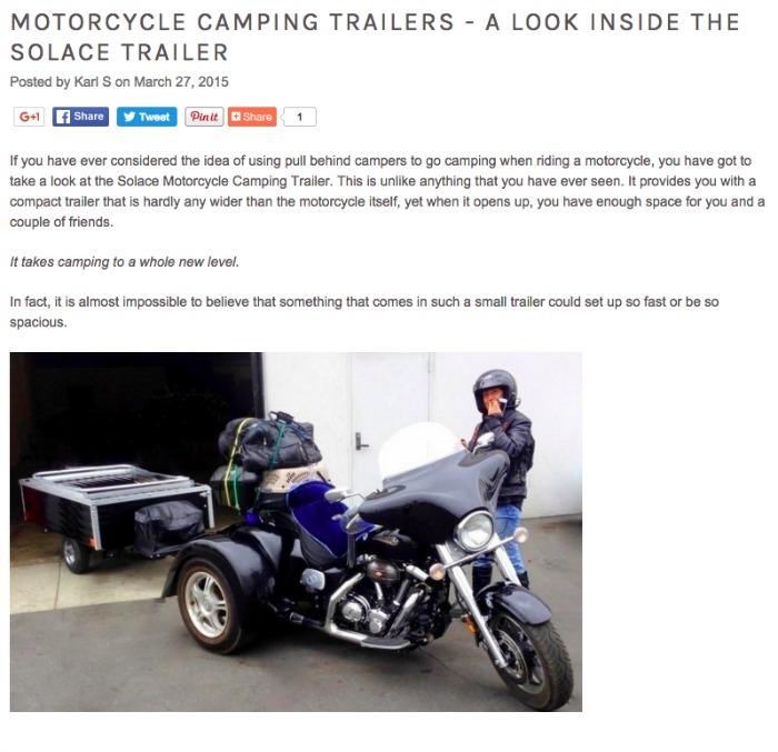 solace motorcycle camper