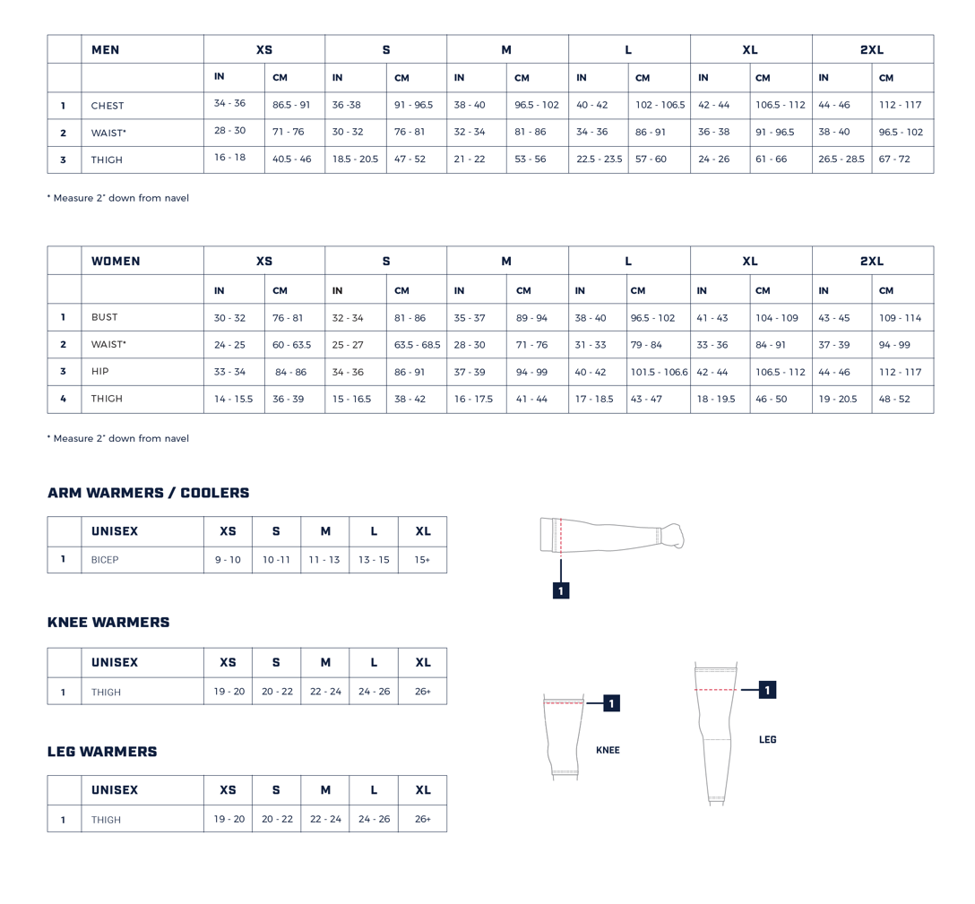 bianchi sizing