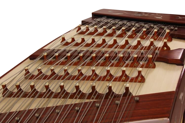 Buy Concert Grade Sandalwood Yangqin Instrument Chinese Hammered