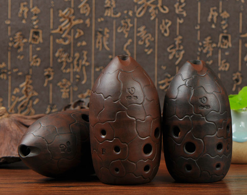 Buy Quality Chinese Pottery Clay Flute Ancient Xun Instrument Ceramic