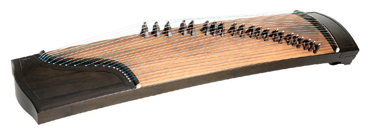 Concert Grade Plain Surface Concise Style Guzheng Instrument Chinese Zither Harp