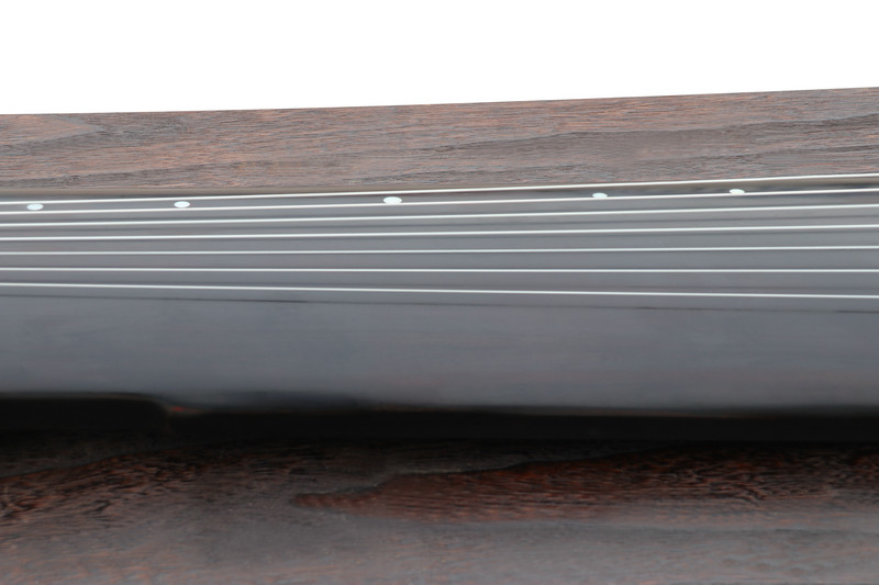 Concert Grade Aged Fir Wood Guqin Chinese 7 Stringed Zither Zhong Ni Style