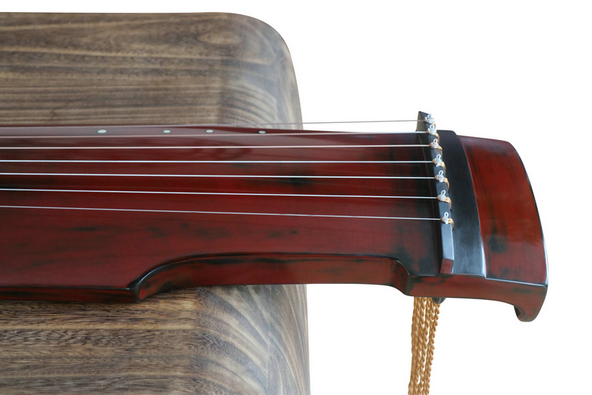 Buy Premium Quality Aged Fir Wood Guqin Instrument Chinese 7 Stringed Zither Zhong Ni Style