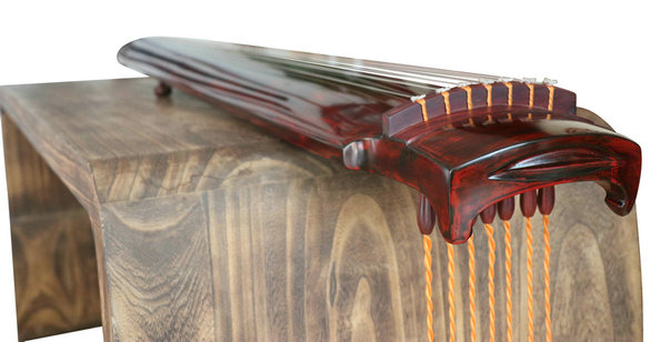 Buy Premium Quality Aged Fir Wood Guqin Instrument Chinese 7 String Zither Lv Qi Style