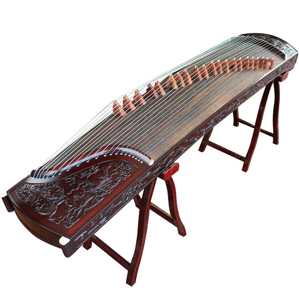 Buy Premium Quality Purple Sandalwood Dragon Guzheng Instrument Chinese