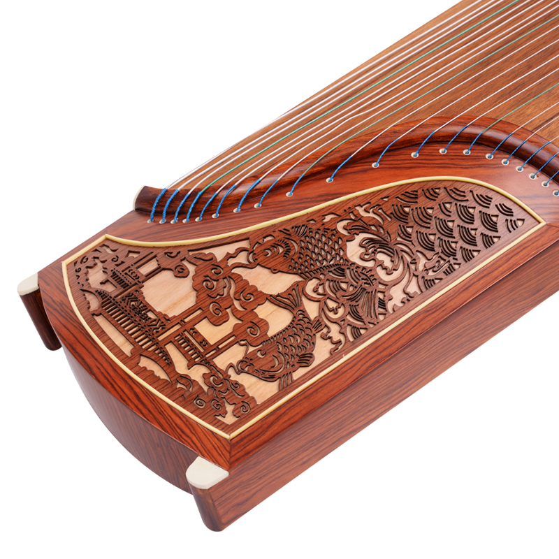 Buy Professional Level Red Sandalwood Guzheng Instrument Chinese Koto