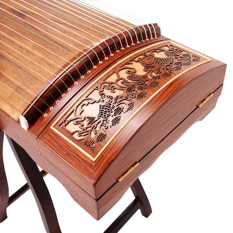 Buy Professional Level Red Sandalwood Guzheng Instrument Chinese Koto
