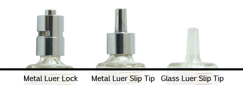 Glass Syringe, Metal Luer Lock, 10 mL for Laboratory and Veterinary use  only: Science Lab Syringes: : Industrial & Scientific