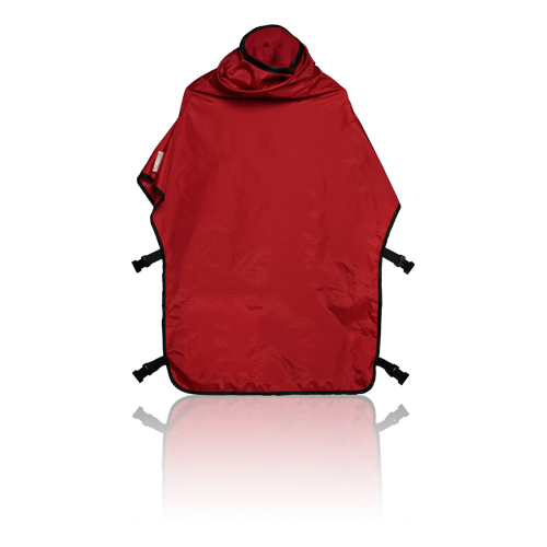 Clemco Apollo 60 Cape, Red with Red Inner Collar