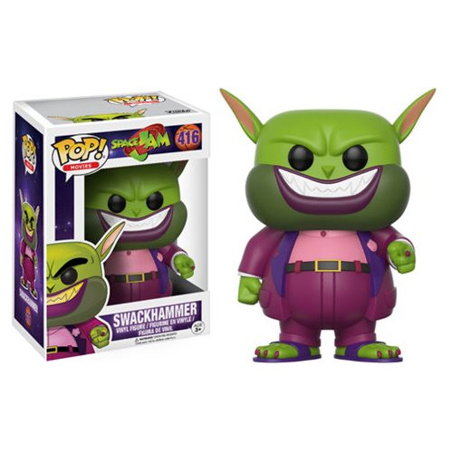 Get ready to jam! Get ready for the ultimate game with a familiar character from 1996's Space Jam. This Space Jam Swackhammer Pop! Vinyl Figure measures approximately 3 3/4-inches tall and comes packaged in a window display box. Ages 3 and up. Get ready to jam! Get ready for the ultimate game with a familiar character from 1996's Space Jam. This Space Jam Swackhammer Pop! Vinyl Figure measures approximately 3 3/4-inches tall and comes packaged in a window display box. Ages 3 and up.