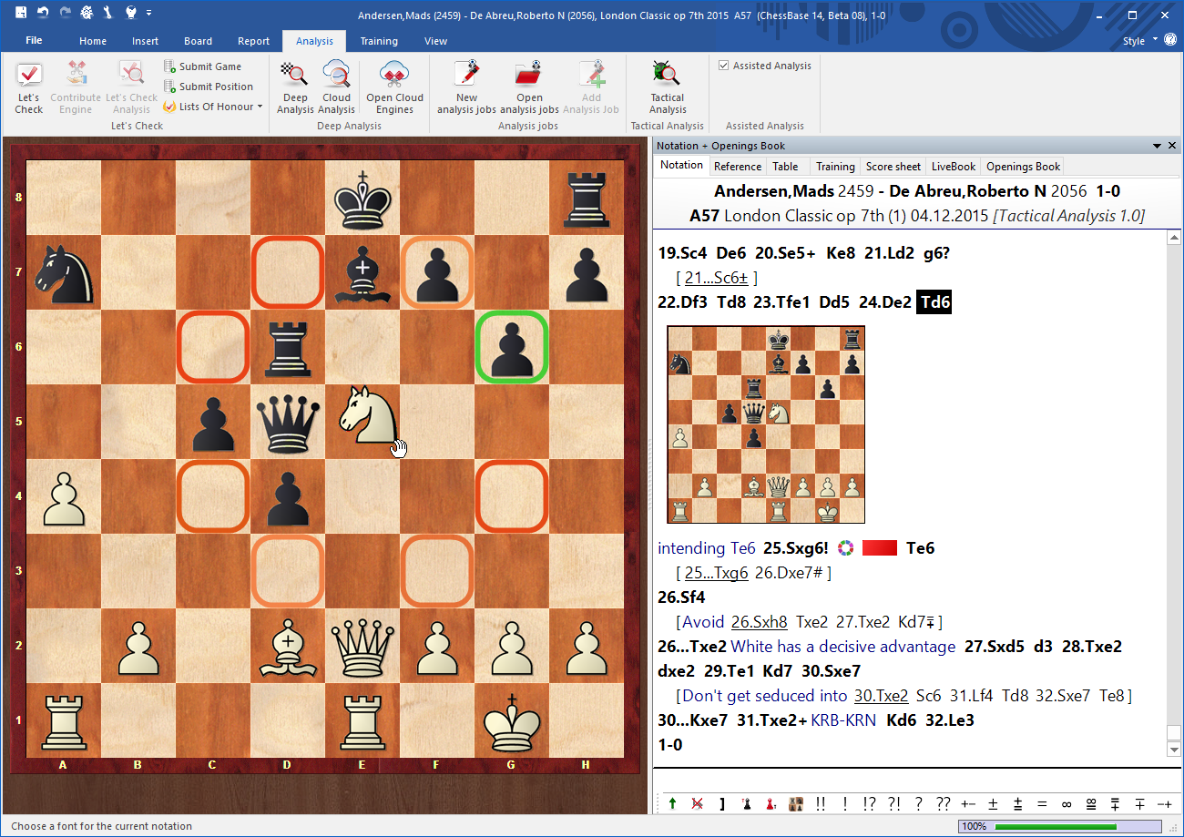 how to use chessbase reader