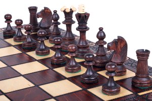 Add a Product - The Zaria - Unique Wood Chess Set, Pieces, Chess 