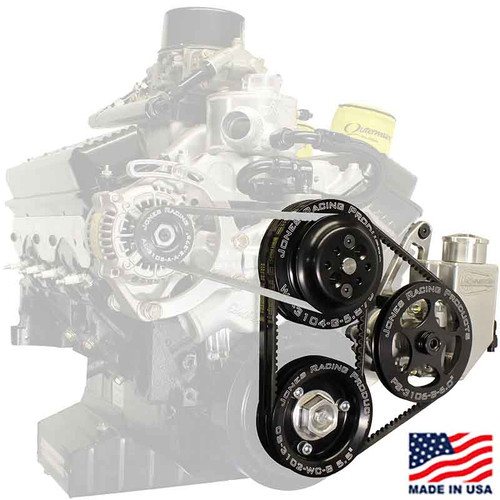 602 V-Belt Water Pump & Power Steering Pump Front Drive Kit (JRP-3004-AR-CE)