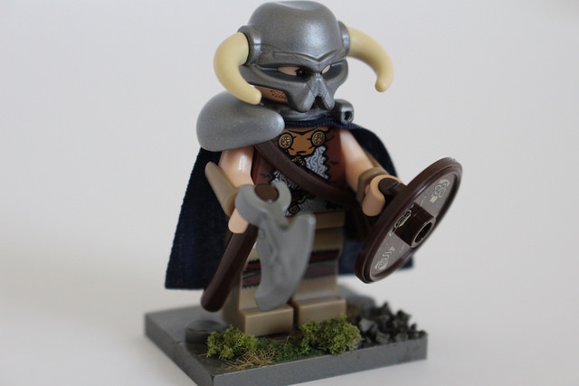 Custom LEGO Minifigure of the Week - Dovahkiin by Joey G 