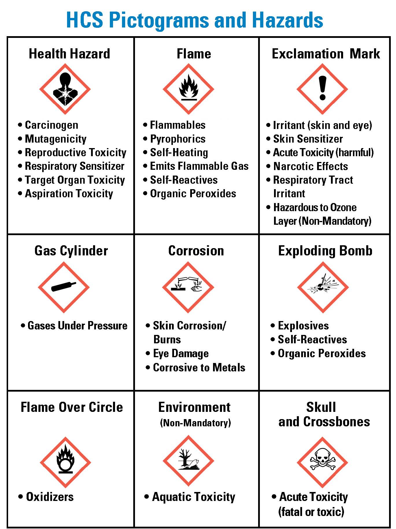 A Visual Guide to HazCom Pictograms, Chemical Labels, and SDS - ZING ...