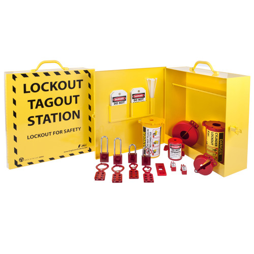 Lockout with Aluminum Padlocks and Devices Zing Green Products