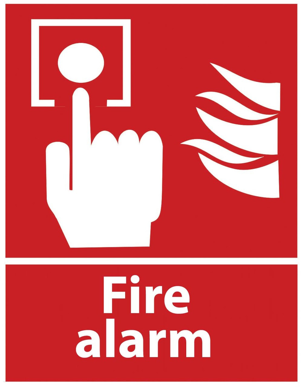 Fire alarm sign with pictogram  fire signs  zing