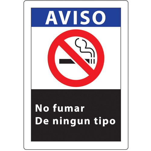 Aviso No Fumar Sign No Smoking Signs Zing Green Products aviso-no-fumar-sign-no-smoking-signs-zing-green-products
