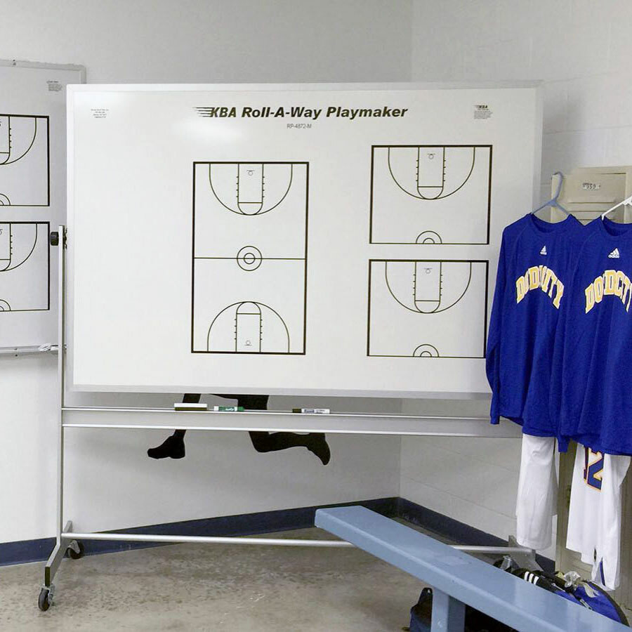 KBA RollAWay Basketball Playmaker Dry Erase Coaching Board