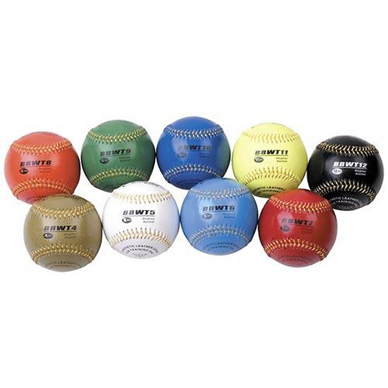 Champion Sports Weighted Training Baseballs Set