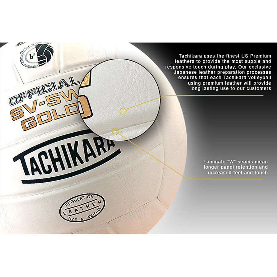 Tachikara SV5W Gold Competition Volleyball