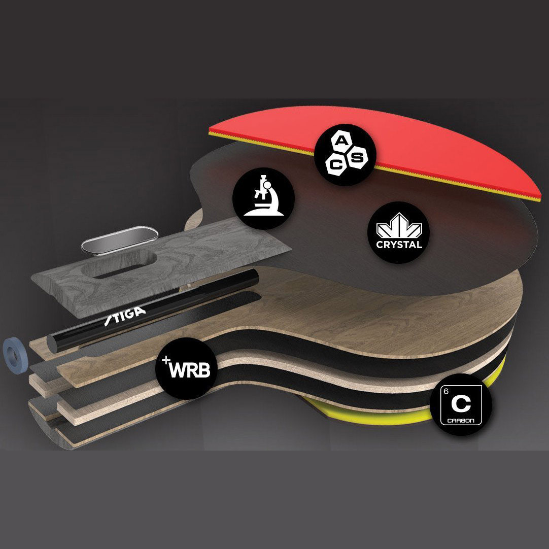 Stiga Pro Carbon Table Tennis Racket