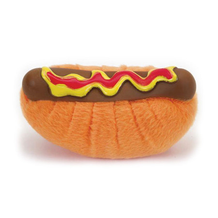 plush hot dog toy