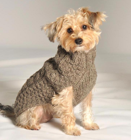 Cable Knit Dog Sweaters