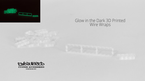 Glow in the Dark 3D Printed Wire Wrap