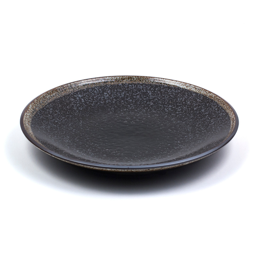 black speckled plate infusions ceramic christmas holders
