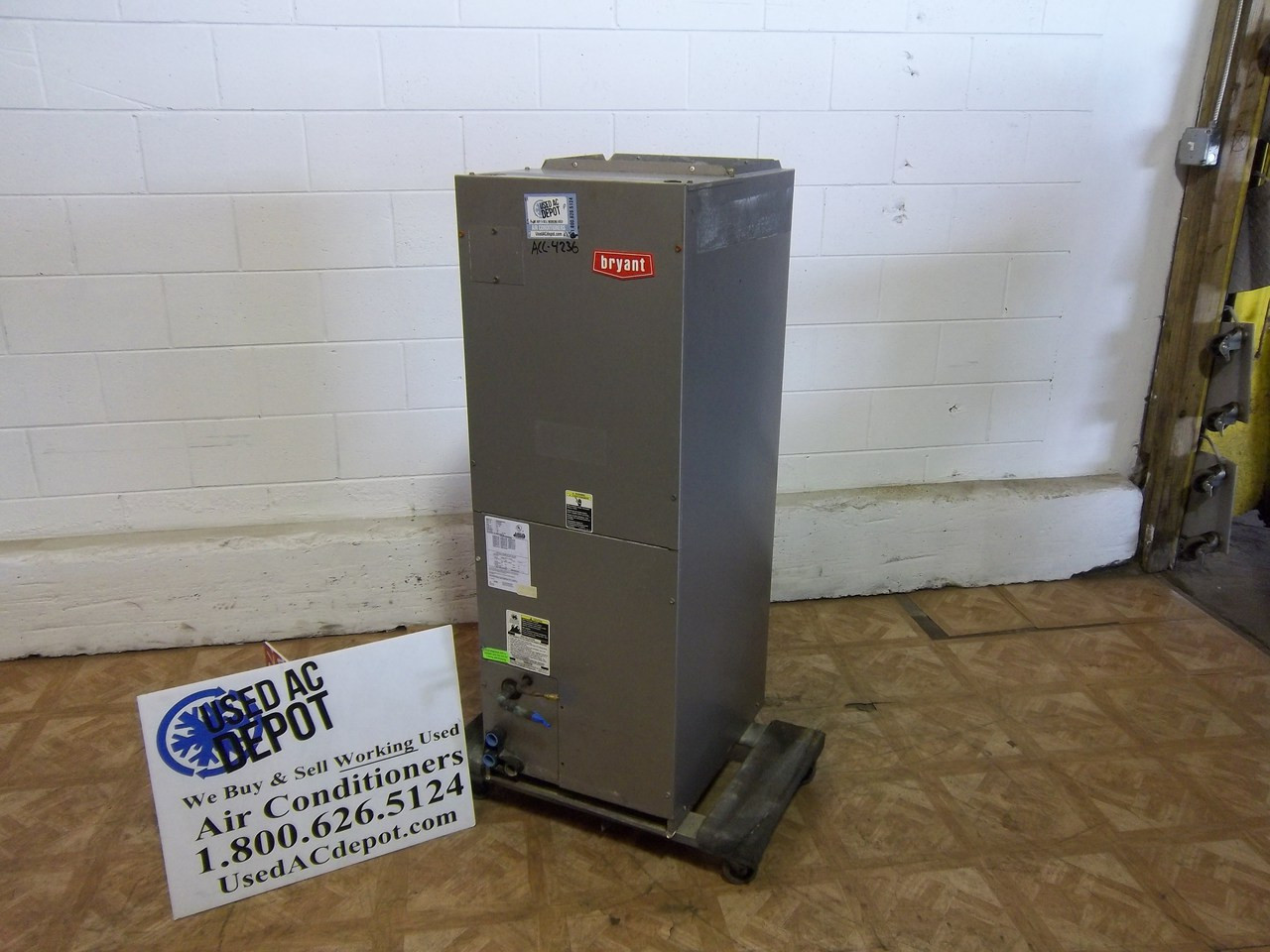 Used AC Depot Refurbished, Certified Air Handler BRYANT FA4ANF036 1M