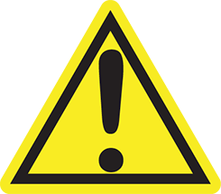 Warning Symbol California Prop 65
