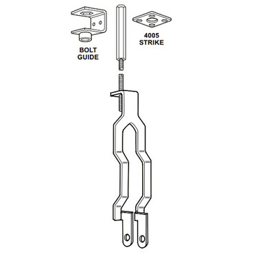 4016-10-01 Adams Rite Header Bolt with 1-1/2