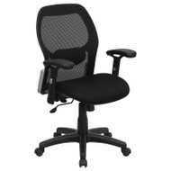 flash furniture lf w42b l hr gg high back office chair free shipping