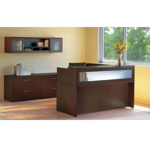 Mayline AT37 Aberdeen L Shaped Reception Desk Package - Free Shipping!