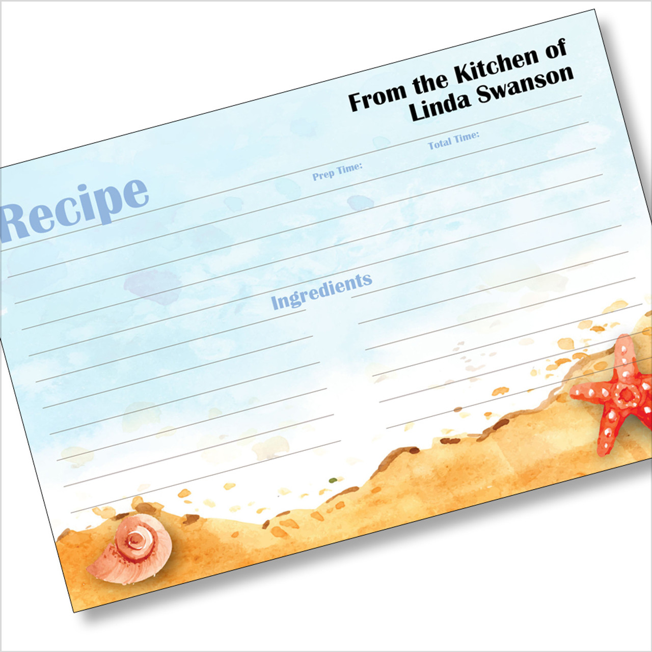 how to print on a 4x6 index card