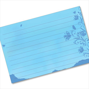 4x6 note card