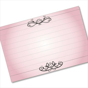 4x6 note card