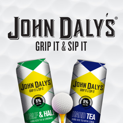 John Daly Grip It Sip It Logo John Daly Cocktail Logo