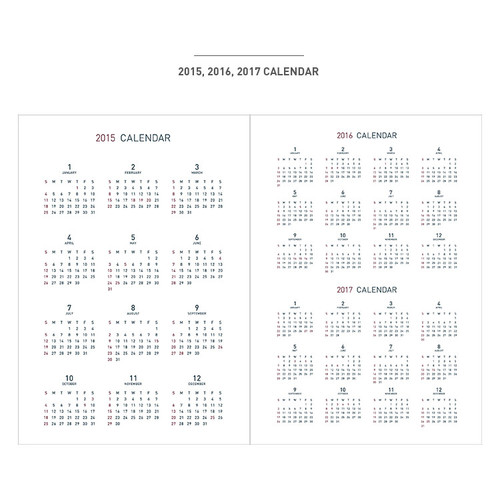 appointment calendar 2015