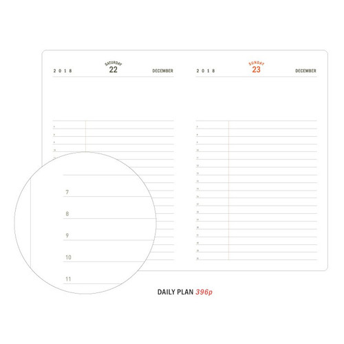 daily planner 2018