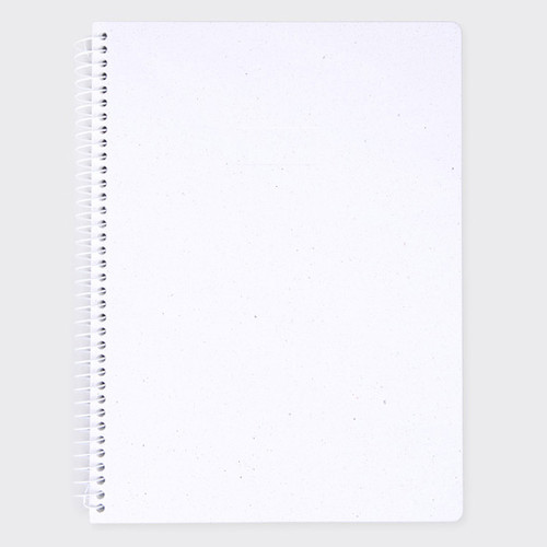 sosomoongoo starry white spiral plain notebook fallindesign create a daily planner