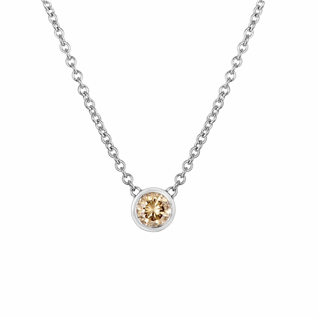 Bezel Diamond Necklace By The Yard Bezel Diamond Necklace By The Yard