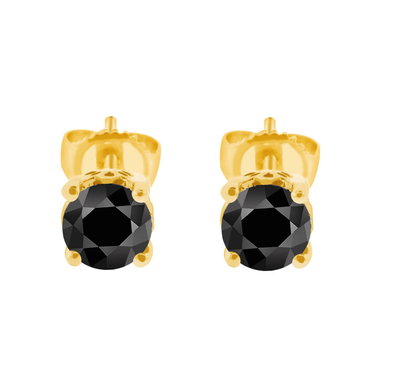 K White Gold Carat Diamond Stud Earrings K White Gold Carat Diamond Stud Earrings