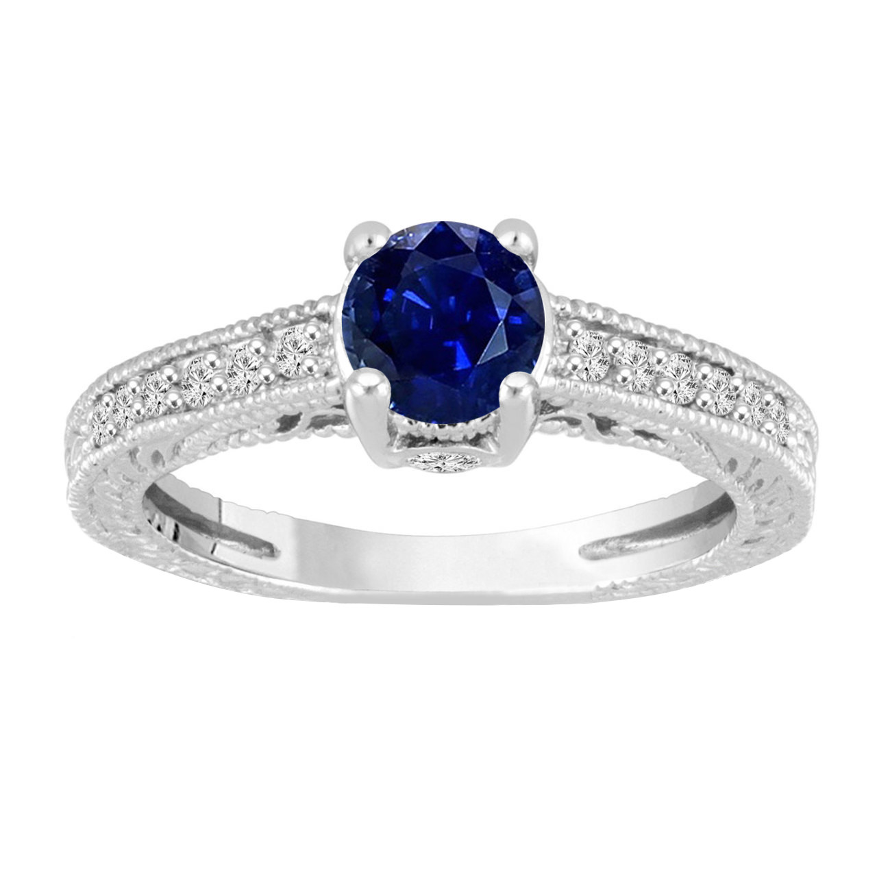 white gold sapphire engagement rings white gold sapphire engagement rings
