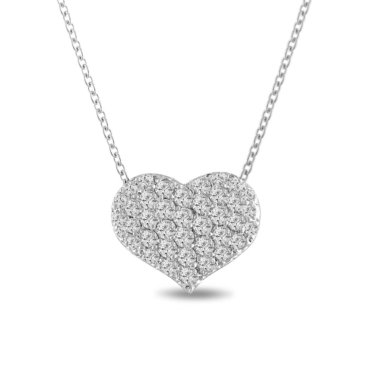 heartbeat necklace white gold heartbeat necklace white gold