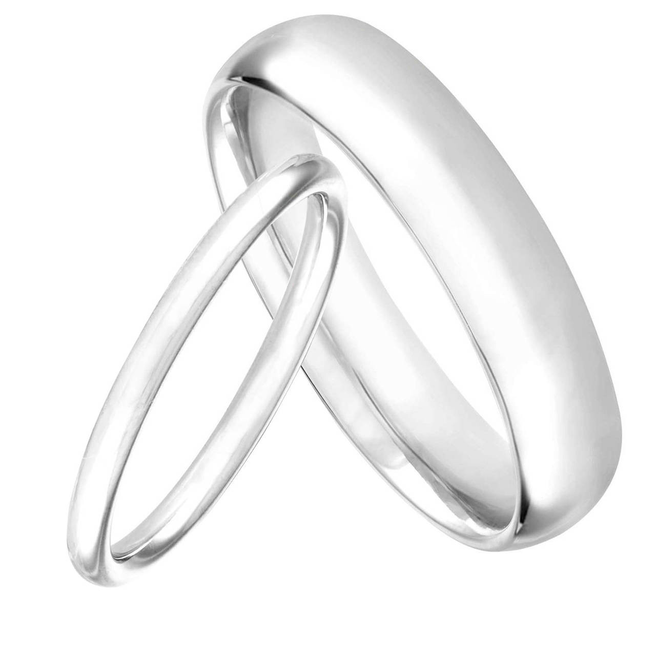 platinum his and hers wedding bands matching wedding rings couple
